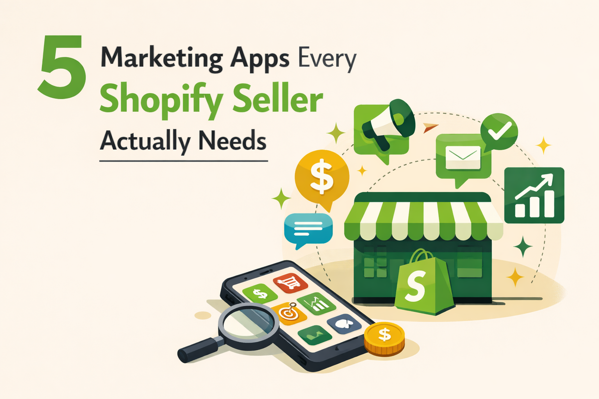 5 Marketing Apps Every Shopify Seller Actually Needs